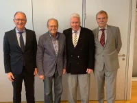v.l. Matthias Sailer, Frieder Birzele, Falk Dieter Widmaier und Hubert Wicker